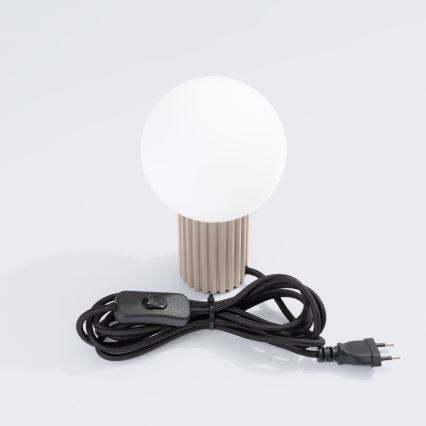 Namizna svetilka HALO 1xG9/8W/230V pr. 12 cm bež