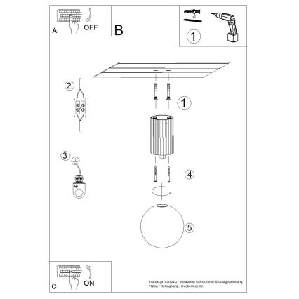 Kopalniška stropna svetilka HALO 1xG9/8W/230V pr. 12 cm IP44 rdeča