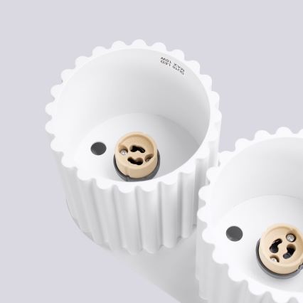 Točkovno svetilo AURA 2xGU10/10W/230V belo