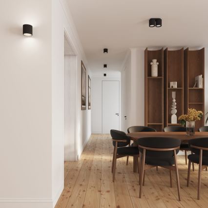 Točkovna svetilka AURA 2xGU10/10W/230V črna