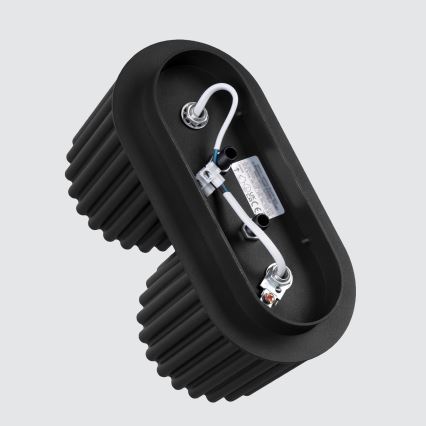 Točkovna svetilka AURA 2xGU10/10W/230V črna