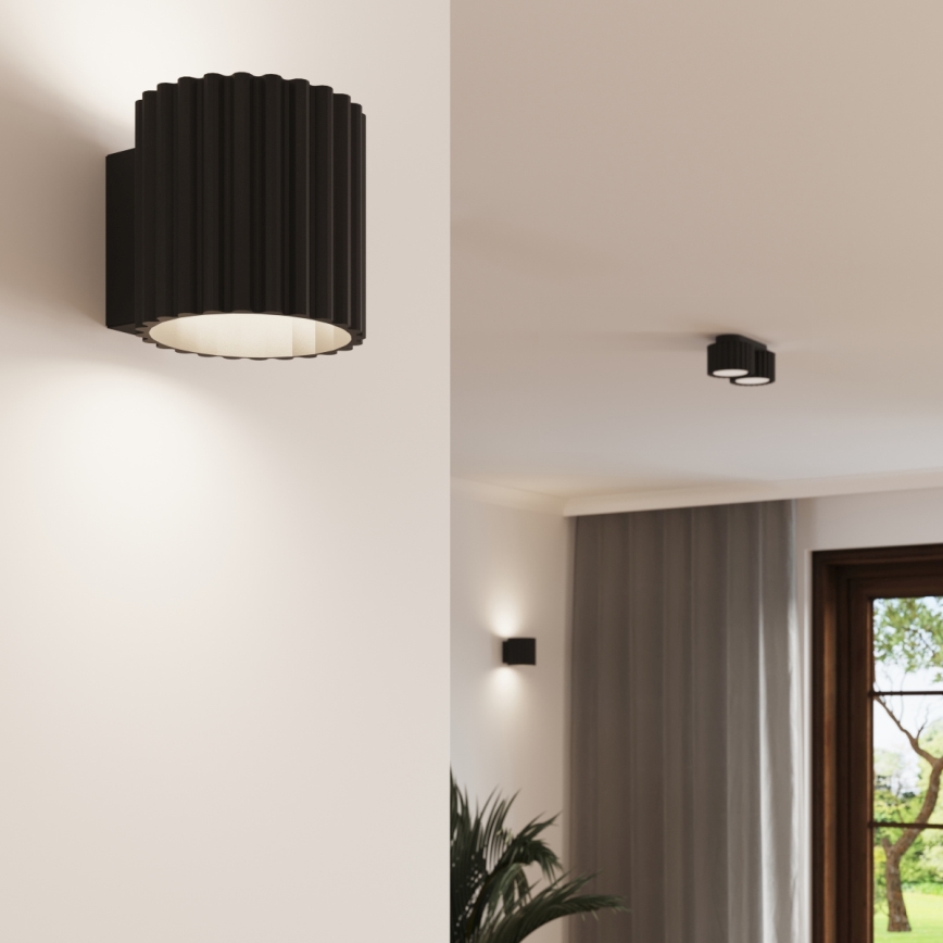 Točkovna svetilka AURA 2xGX53/10W/230V črna