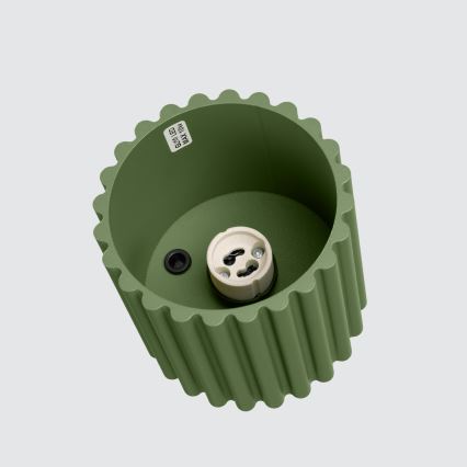 Usmerjena svetilka AURA 1xGU10/10W/230V, premer 10 cm, zelena