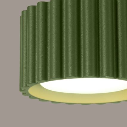 Točkovna svetilka AURA 1xGX53/10W/230V, premer 10 cm, zelena