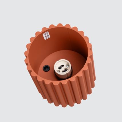 Točkovna svetilka AURA 1xGU10/10W/230V 10 cm oranžna