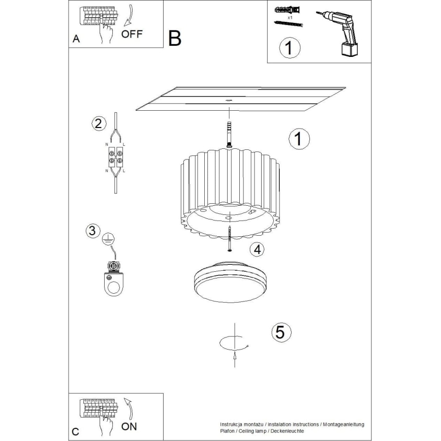 Točkovna svetilka AURA 1xGX53/10W/230V 6 cm oranžna