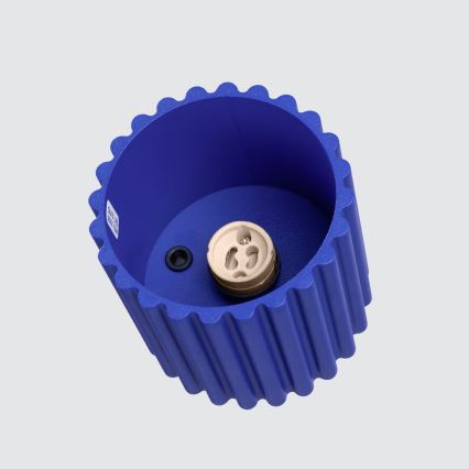 Točkovno svetilo AURA 1xGU10/10W/230V 10 cm modro