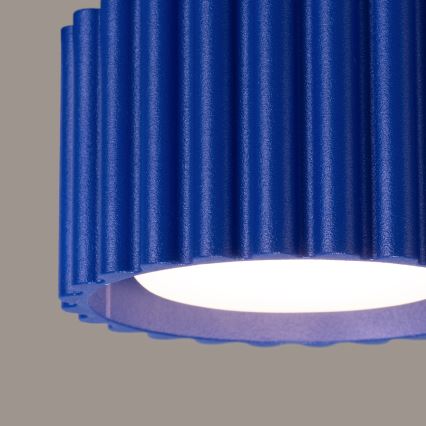 Točkovna svetilka AURA 1xGX53/10W/230V, premer 10 cm, modra