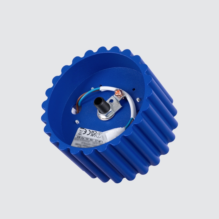 Točkovna svetilka AURA 1xGX53/10W/230V, premer 10 cm, modra