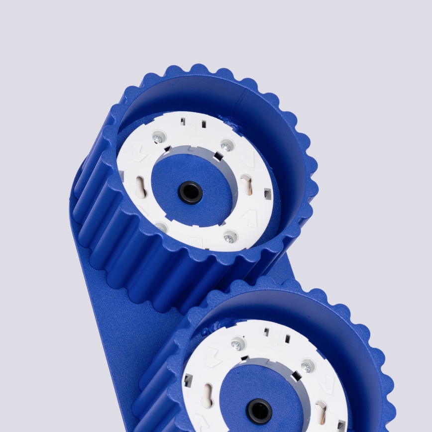 Točkovna svetilka AURA 2xGX53/10W/230V, modra