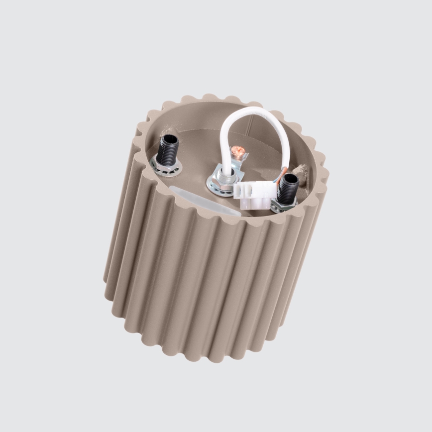 Smerna svetilka AURA 1xGU10/10W/230V, premer 10 cm, taupe