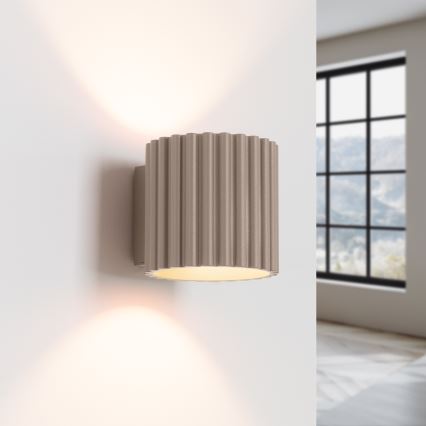 Stensko svetilo AURA 1xG9/10W/230V taupe