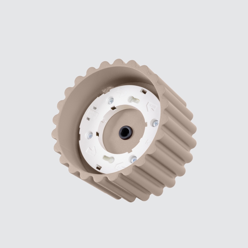 Točkovna svetilka AURA 1xGX53/10W/230V, premer 10 cm, taupe