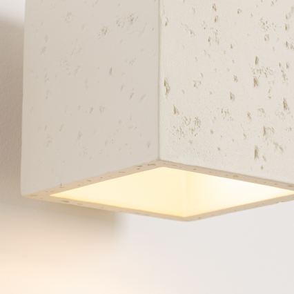 Stensko točkovno svetilo QUAD 1xG9/8W/230V beton/kremna