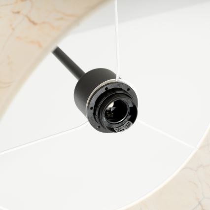 Lestenec na kablu NEVIA 1xE27/15W/230V, premer 40 cm, bež/marmorni dekor