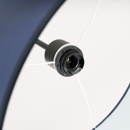 Viseči lestenec na kablu NEVIA 1xE27/15W/230V, premer 40 cm, modra