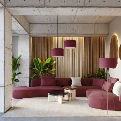 Stoječa svetilka NEVIA 1xE27/15W/230V rdeča