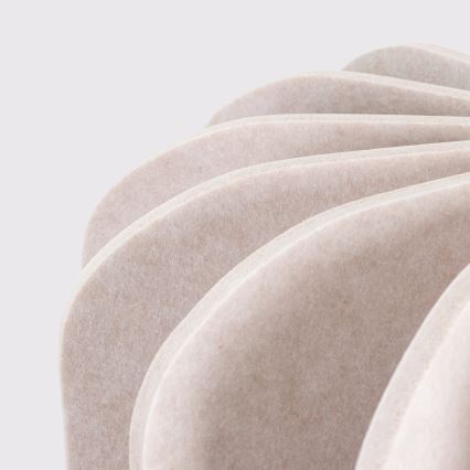 Lestenec na kablu MULA 1xE27/15W/230V, premer 45 cm, kremne barve