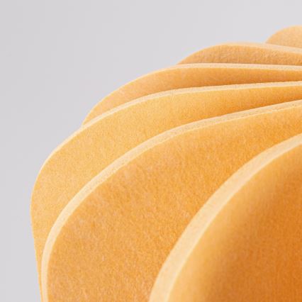 Lestenec na kablu MULA 1xE27/15W/230V Ø 45 cm rumena