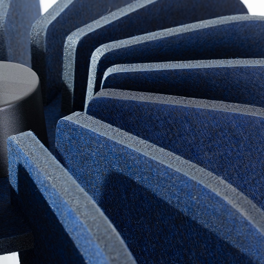 Viseča svetilka na kablu MULA 1xE27/15W/230V premer 45 cm modra