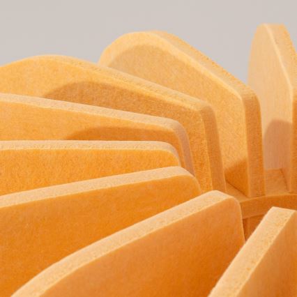 Rumena stoječa svetilka MULA 1xE27/15W/230V