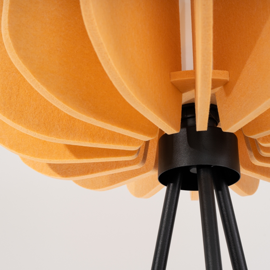 Rumena stoječa svetilka MULA 1xE27/15W/230V