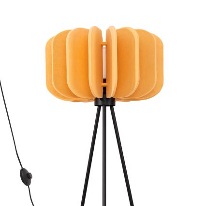 Rumena stoječa svetilka MULA 1xE27/15W/230V