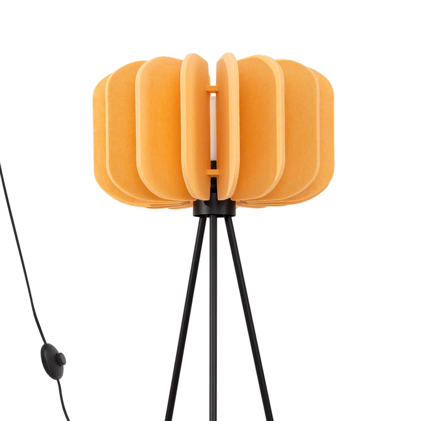 Rumena stoječa svetilka MULA 1xE27/15W/230V