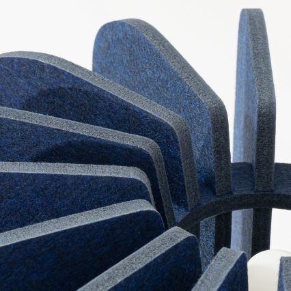 Stoječa svetilka MULA 1xE27/15W/230V modra