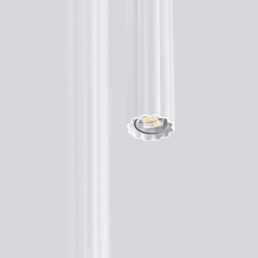 Lestenec na vrvici ARCHE 2xG9/8W/230V bela