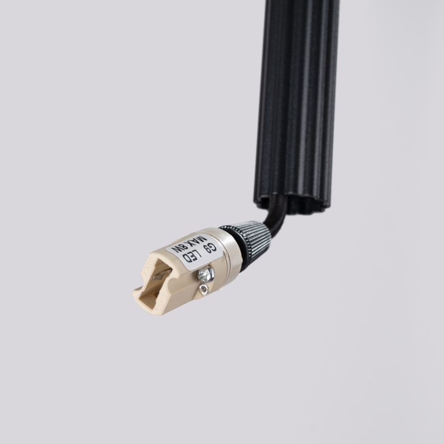 Viseči lestenec ARCHE 2xG9/8W/230V črna