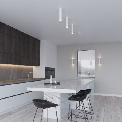 Viseča svetilka na kablu LAGOS 2xGU10/10W/230V bela