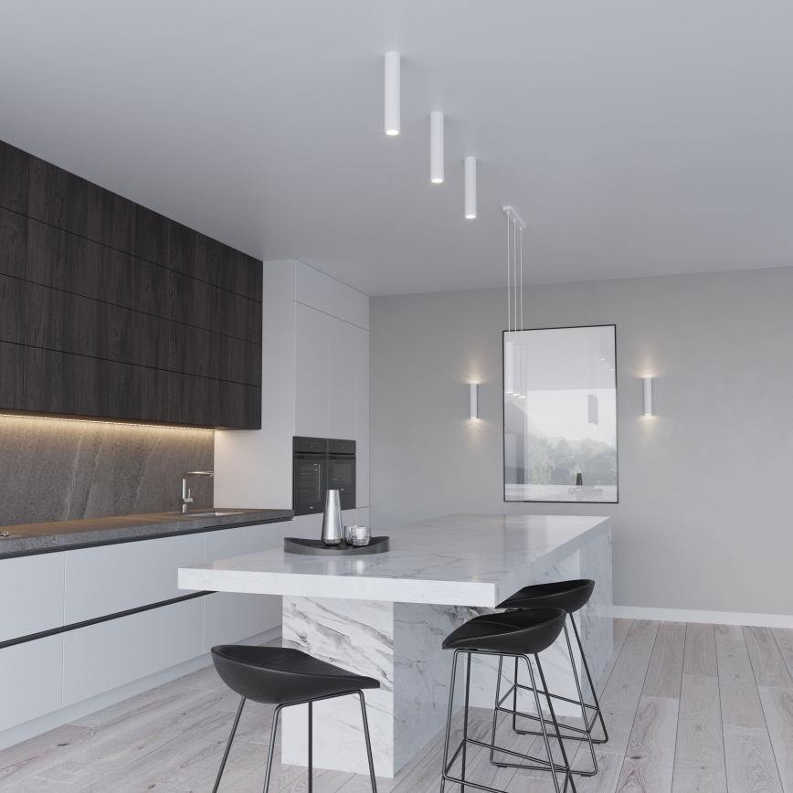 Viseča svetilka na kablu LAGOS 2xGU10/10W/230V bela