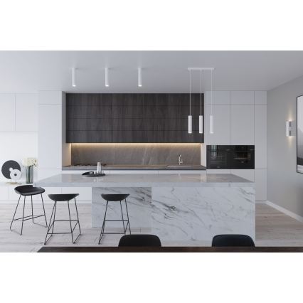 Viseča svetilka na kablu LAGOS 2xGU10/10W/230V bela