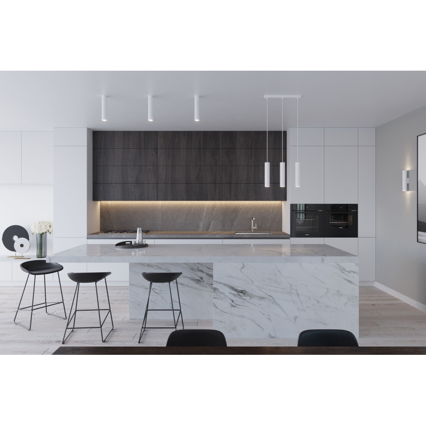 Viseča svetilka na kablu LAGOS 2xGU10/10W/230V bela