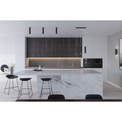 Obesna svetilka na kablu LAGOS 2xGU10/10W/230V črna