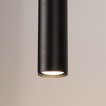 Obesna svetilka na kablu LAGOS 2xGU10/10W/230V črna