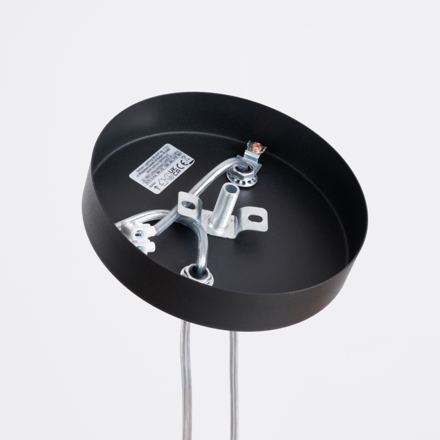 Obesna svetilka na kablu LAGOS 2xGU10/10W/230V črna