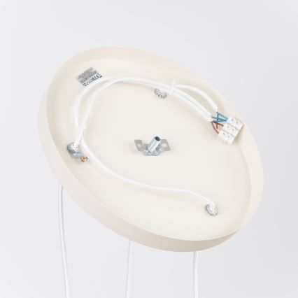 Lestenec na kablu ESTRIA 3xE14/10W/230V premer 30 cm v kremni barvi