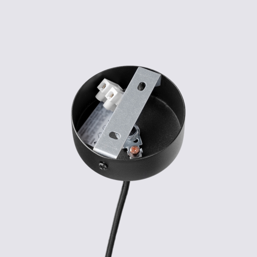 Viseča svetilka na vrvici FELTRO 1xG9/8W/230V črna/rumena