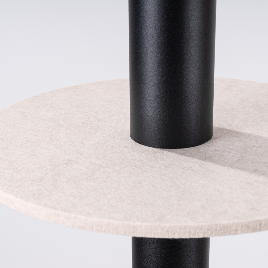 Viseča svetilka na kablu PELTA 1xGU10/10W/230V črna/kremna