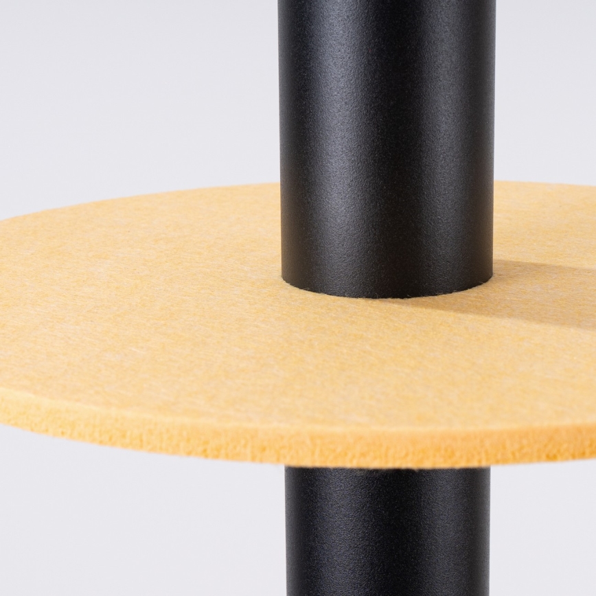 Viseča svetilka PELTA na kablu 1xGU10/10W/230V črna/rumena