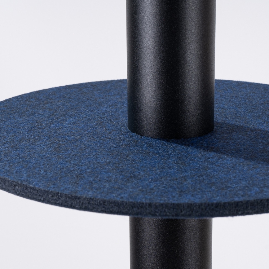 Lestenec na kablu PELTA 1xGU10/10W/230V črna/modra