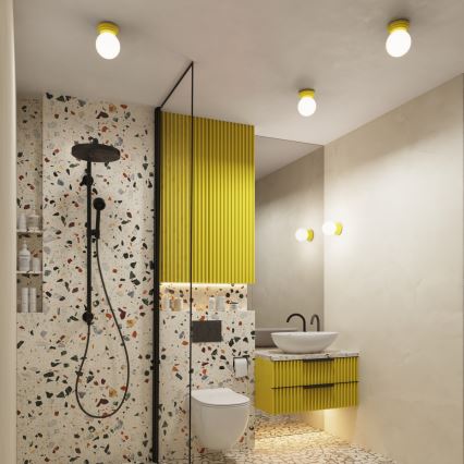 Kopalniško stensko svetilo ZORI 1xG9/8W/230V IP44 rumeno