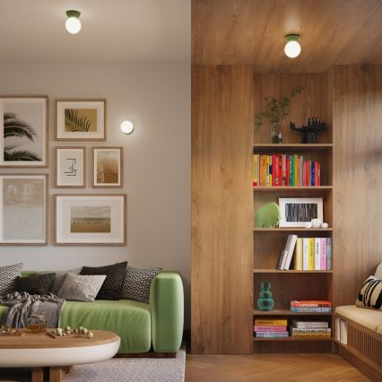 Kopalniška stenska svetilka ZORI 1xG9/8W/230V IP44 zelena