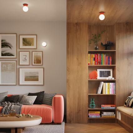 Kopalniško stensko svetilo ZORI 1xG9/8W/230V IP44 rožnato