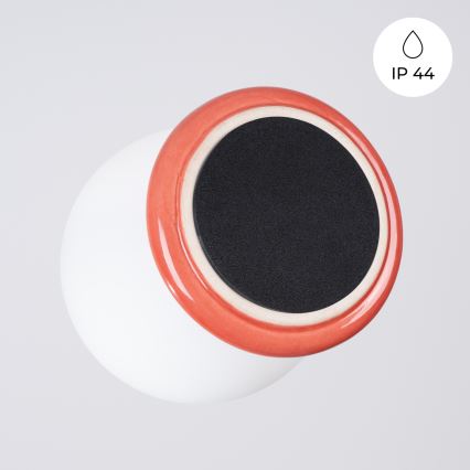 Kopalniška stropna svetilka ZORI 1xG9/8W/230V, premer 12 cm, IP44, rožnata