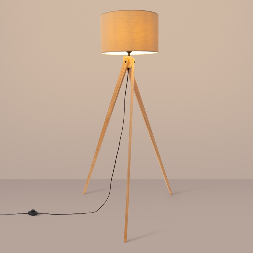 Stoječa svetilka NATT 1xE27/15W/230V taupe