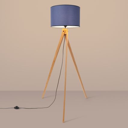 Talna svetilka NATT 1xE27/15W/230V modra