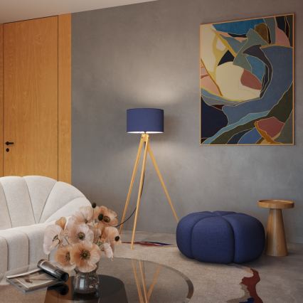 Talna svetilka NATT 1xE27/15W/230V modra